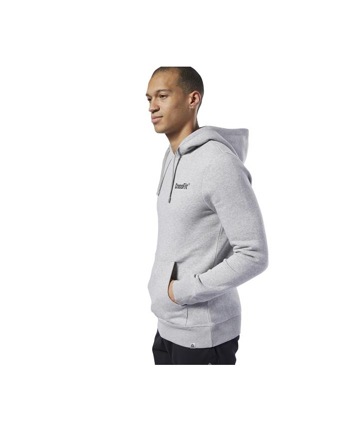 Bluza męska Reebok RC MOR LOGO HOODIE EC1468 Szara - Sklep online Mastersport