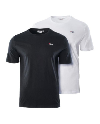 Koszulka męska Fila BROD TEE DUBBLE PACK FAM008313005 Czarna - Sklep online Mastersport
