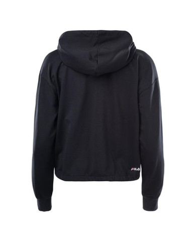Bluza damska Fila BURDUR CROPPED HOODY FAW014480009 Czarna - Sklep online Mastersport