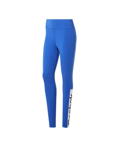 Spodnie damskie Reebok TE LINEAR LOGO LEGG FK6693 Niebieskie - Sklep online Mastersport