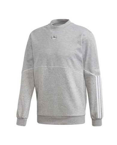 Bluza męska adidas Originals OUTLINE CRW FLC FM3921 Szara - Sklep online Mastersport