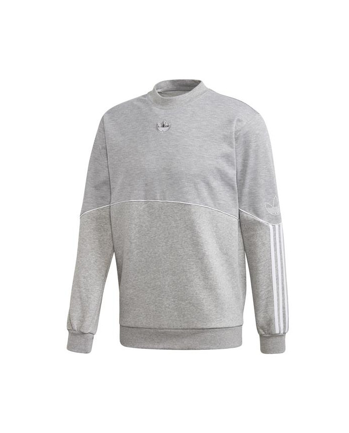 Bluza męska adidas Originals OUTLINE CRW FLC FM3921 Szara - Sklep online Mastersport