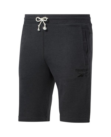 Szorty męskie Reebok TE MELANGE SHORT FU3233 Czarne - Sklep online Mastersport