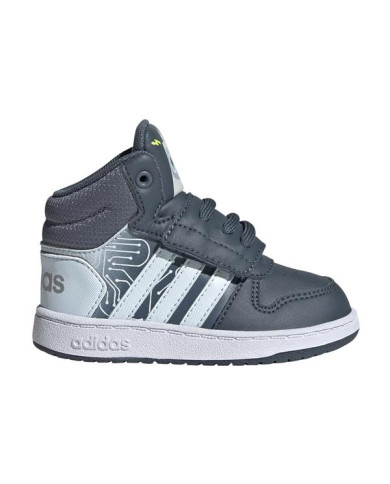 Buty dziecięce adidas Core HOOPS MID 2.0 I FW4925 Szare - Sklep online Mastersport