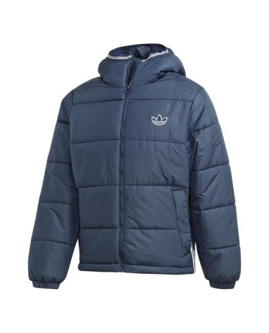 Kurtka męska adidas Originals PAD HOODED PUFF GE1292 Niebieska - Sklep online Mastersport