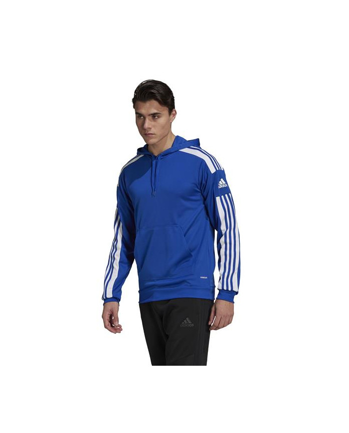 Bluza męska adidas Performance SQ21 HOOD GP6436 Niebieska - Sklep online Mastersport