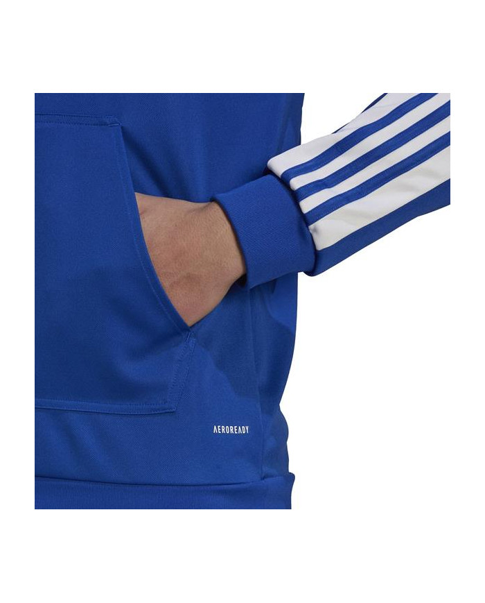 Bluza męska adidas Performance SQ21 HOOD GP6436 Niebieska - Sklep online Mastersport