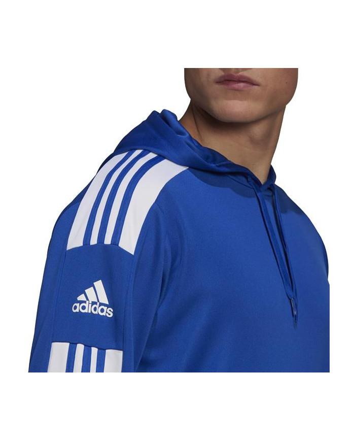 Bluza męska adidas Performance SQ21 HOOD GP6436 Niebieska - Sklep online Mastersport