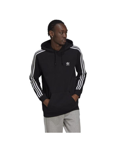 Bluza męska adidas Originals 3 STRIPES HOODY H06676 Czarna - Sklep online Mastersport