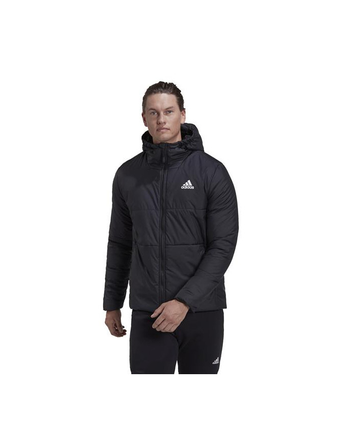 Kurtka męska adidas Performance BSC HOOD INS J HG6276 Czarna - Sklep online Mastersport