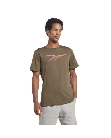 Koszulka męska Reebok RI LOGO TEE HR9030 Brązowa - Sklep online Mastersport