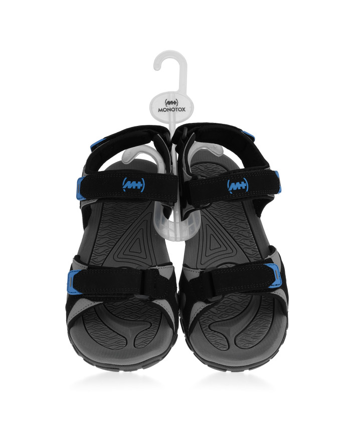 Sandały męskie Monotox MEN SANDAL MNTX BLUE MSAND1BLUE Czarne - Sklep online Mastersport
