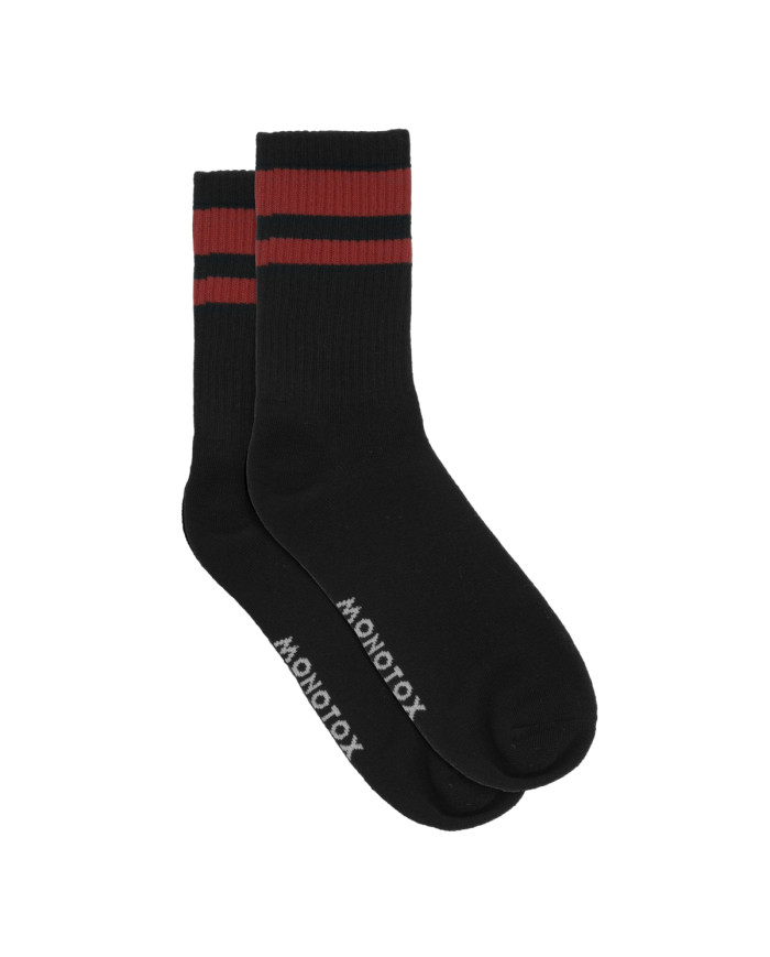 Skarpetki męskie Monotox HIGH STRIPES COLOR 6 MX11019 Białe - Sklep online Mastersport