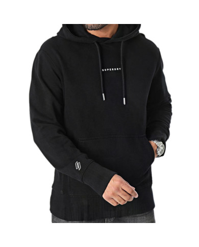 Bluza męska Superdry CODE SURPLUS LOGO HOOD M2013586A02A Czarna - Sklep online Mastersport