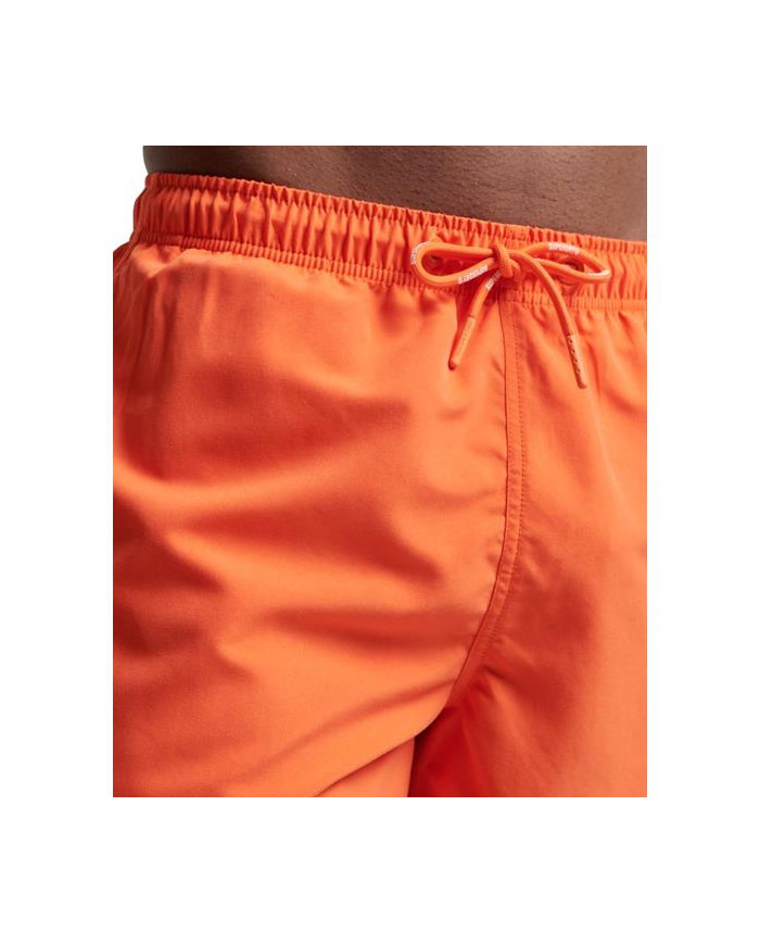 Szorty męskie Superdry CODE APPLQUE SWIM SHORT M3010187A03M Pomarańczowe - Sklep online Mastersport