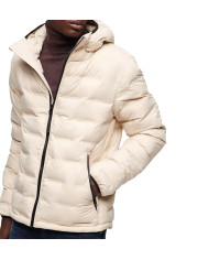 Kurtka męska Superdry SHORT QUILTED PUFFER COAT M5011811A1LA Beżowa - Sklep online Mastersport