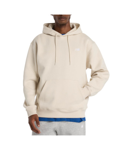 Bluza męska New Balance SPORT ESSENTIALS FLEECE HOODI TWF MT41511TWF Beżowa - Sklep online Mastersport