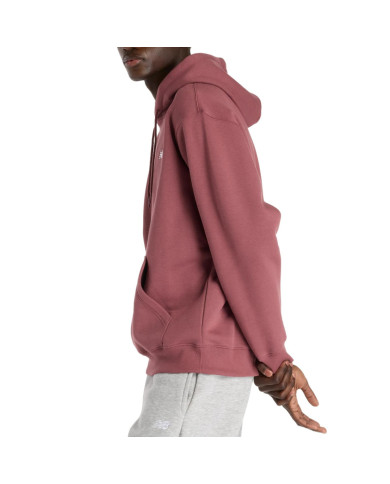 Bluza męska New Balance SPORT ESSENTIALS FLEECE HOODI WAD MT41511WAD Czerwona - Sklep online Mastersport