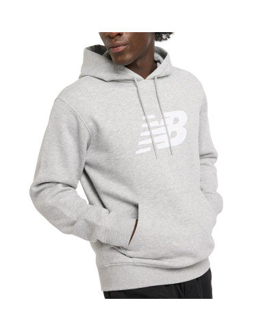 Bluza męska New Balance SPORT CORE BRUSHED HOODIE MT43904AG Szara - Sklep online Mastersport