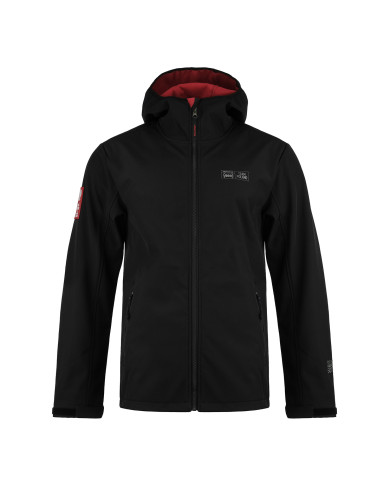Kurtka męska Monotox SOFTSHELL BLACK MX20074 Czarna - Sklep online Mastersport