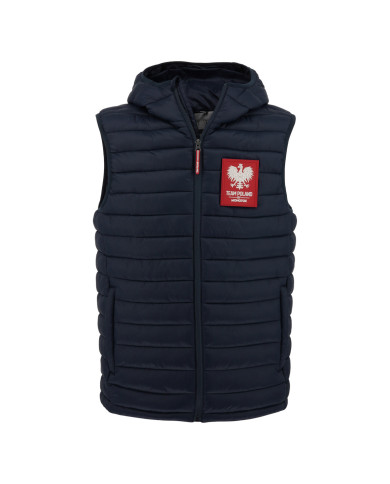 Kamizelka męska Monotox VEST INSULATOR NAVY / NAVY MX23085 Granatowa - Sklep online Mastersport