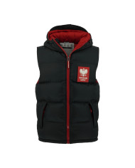 Kamizelka męska Monotox VEST PUFFER BLACK / RED MX23088 Czarna - Sklep online Mastersport