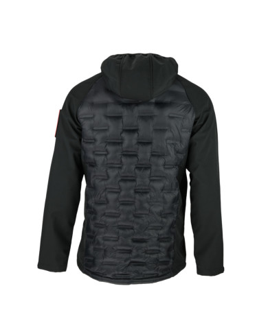 Kurtka męska Monotox HYBRIDO BLACK / GREEN MX23101 Czarna - Sklep online Mastersport