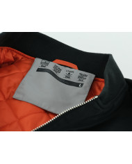 Kurtka męska Monotox BOMBARDIER BLACK / ORANGE MX23109 Czarna - Sklep online Mastersport