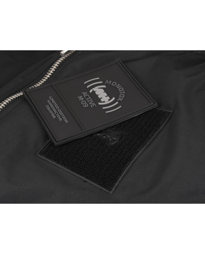 Kurtka męska Monotox BOMBARDIER BLACK / ORANGE MX23109 Czarna - Sklep online Mastersport