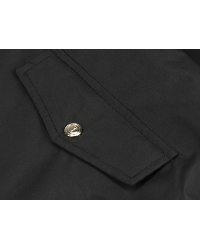 Kurtka męska Monotox BOMBARDIER BLACK / ORANGE MX23109 Czarna - Sklep online Mastersport