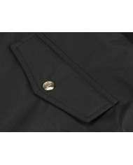 Kurtka męska Monotox BOMBARDIER BLACK / ORANGE MX23109 Czarna - Sklep online Mastersport