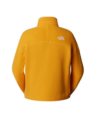 Bluza damska The North Face W 100 GLACIER CROP 1/4 Z SUMMI NF0A855N56P Żółta - Sklep online Mastersport