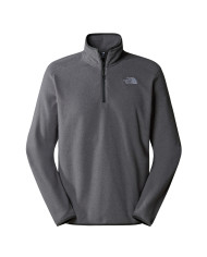 Bluza męska The North Face M 100 GLAC 1/4 ZIP NF0A855W4HJ Szara - Sklep online Mastersport