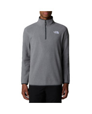 Bluza męska The North Face M 100 GLAC 1/4 ZIP NF0A855W4HJ Szara - Sklep online Mastersport