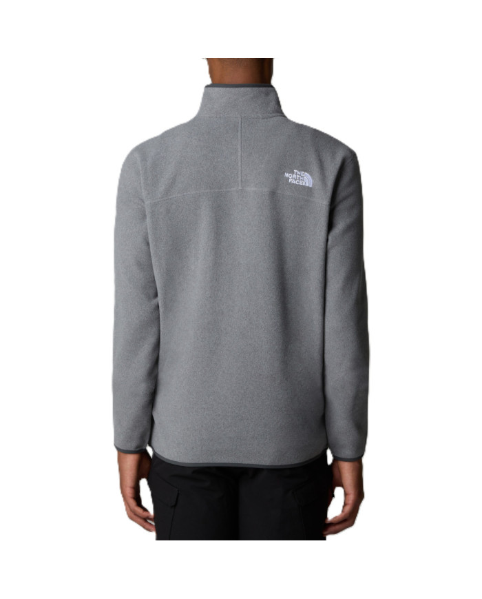 Bluza męska The North Face M 100 GLAC 1/4 ZIP NF0A855W4HJ Szara - Sklep online Mastersport