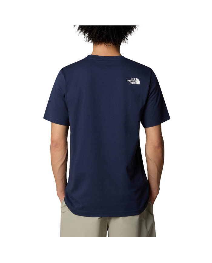 Koszulka męska The North Face M SS EASY TEE SUMMIT NAVY NF0A8A6C8K2 Niebieska - Sklep online Mastersport