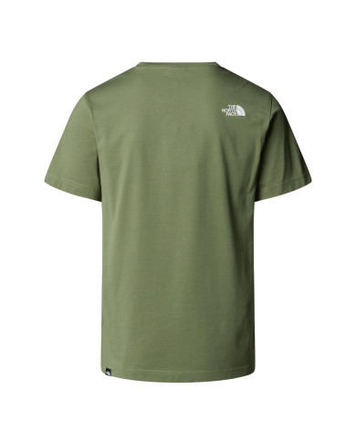 Koszulka męska The North Face M SS EASY TEE NF0A8A6CBO9 Zielona - Sklep online Mastersport