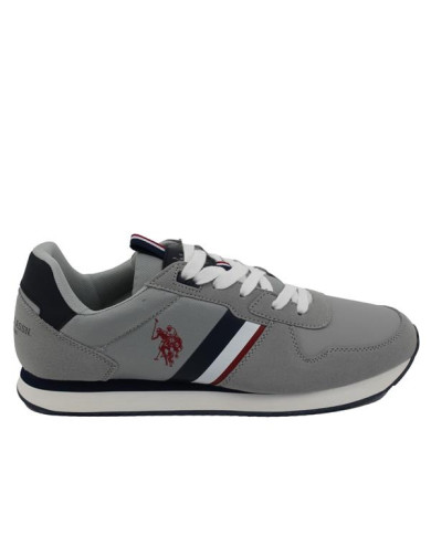 Buty męskie U.S. Polo Assn. POLO NOBIL NOBIL001-LGR Szare - Sklep online Mastersport