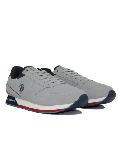 Buty męskie U.S. Polo Assn. POLO NOBIL NOBIL003-LGR Szare - Sklep online Mastersport