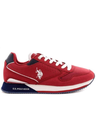 Buty męskie U.S. Polo Assn. POLO NOBIL NOBIL183-RED Czerwone - Sklep online Mastersport