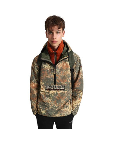 Kurtka męska Napapijri RAINFOREST TAIKA FALL AOP NP0A4FPJF6P1 Zielona - Sklep online Mastersport