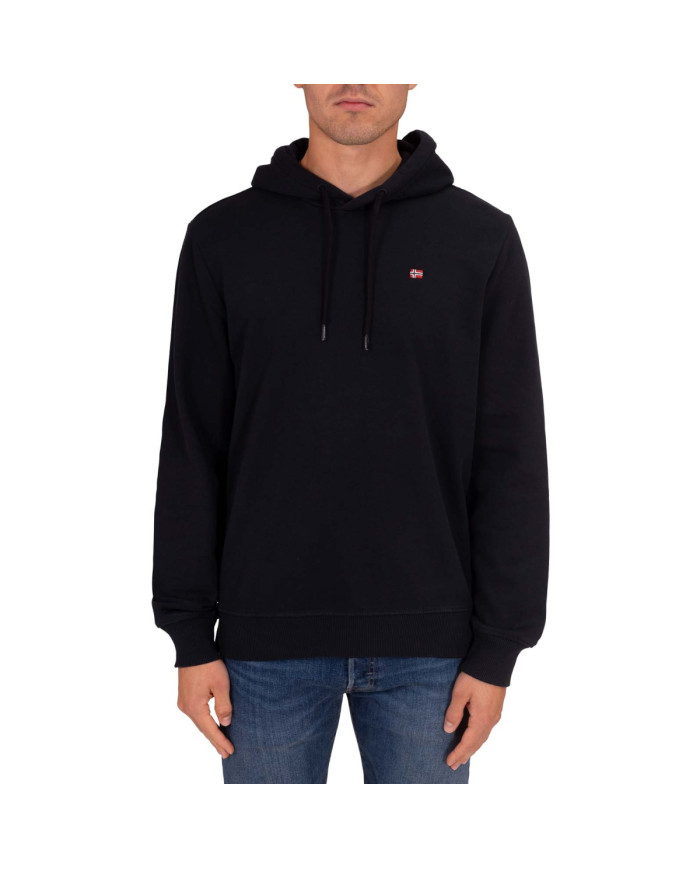Bluza męska Napapijri BALIS HOOD NP0A4FQV041 Czarna - Sklep online Mastersport
