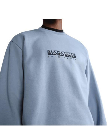 Bluza męska Napapijri B-BOX C S 1 NP0A4GBFB2B Niebieska - Sklep online Mastersport