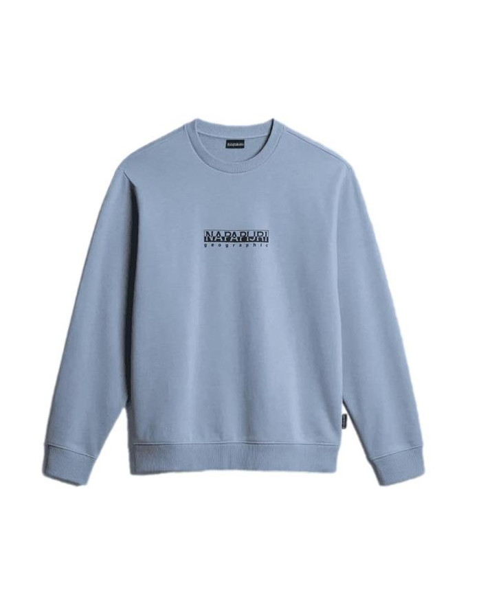 Bluza męska Napapijri B-BOX C S 1 NP0A4GBFB2B Niebieska - Sklep online Mastersport