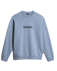 Bluza męska Napapijri B-BOX C S 1 NP0A4GBFB2B Niebieska - Sklep online Mastersport