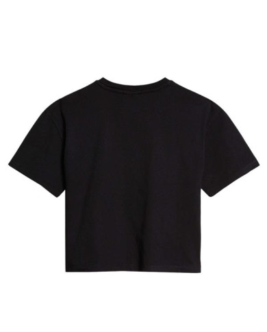 Koszulka damska Napapijri S-BOX W CROP 3 NP0A4GDG041 Czarna - Sklep online Mastersport