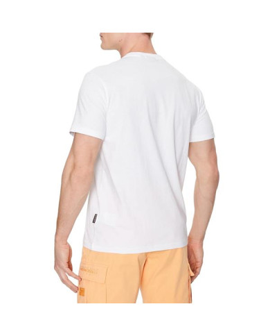 Koszulka męska Napapijri SALIS SS SUM BRIGHTWHITE NP0A4H8D002 Biała - Sklep online Mastersport