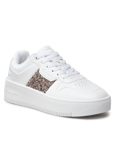 Buty damskie Champion REBOUND PLATFORM SPARKLE S11519WW001 Białe - Sklep online Mastersport