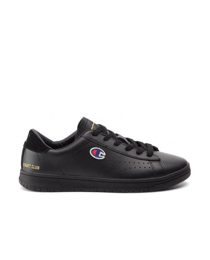 Buty męskie Champion COURT CLUB PATCH S21126KK001 Czarne - Sklep online Mastersport