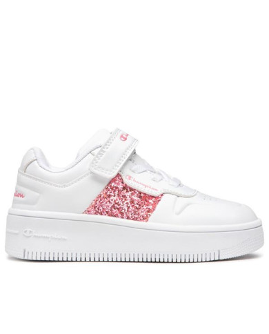 Buty dziecięce Champion REBOUND PLATFORM SPARKLE G PS S32612WW001 Białe - Sklep online Mastersport